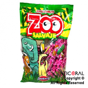 GOLO CARAMELO MASTICABLE ZOO SALVAJE (498 GRMS) x 1